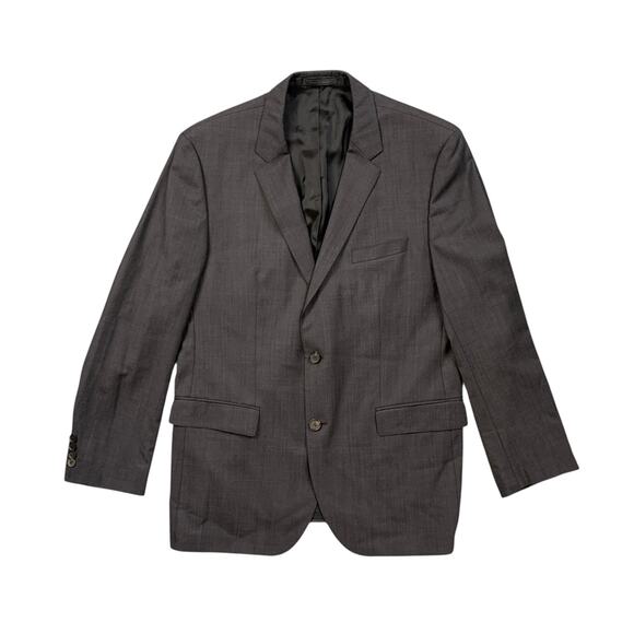 Hugo Boss Blazer Men 44 Charcoal Wool 'The Jam' Single Breasted Notch Lapel - Picture 1 of 13